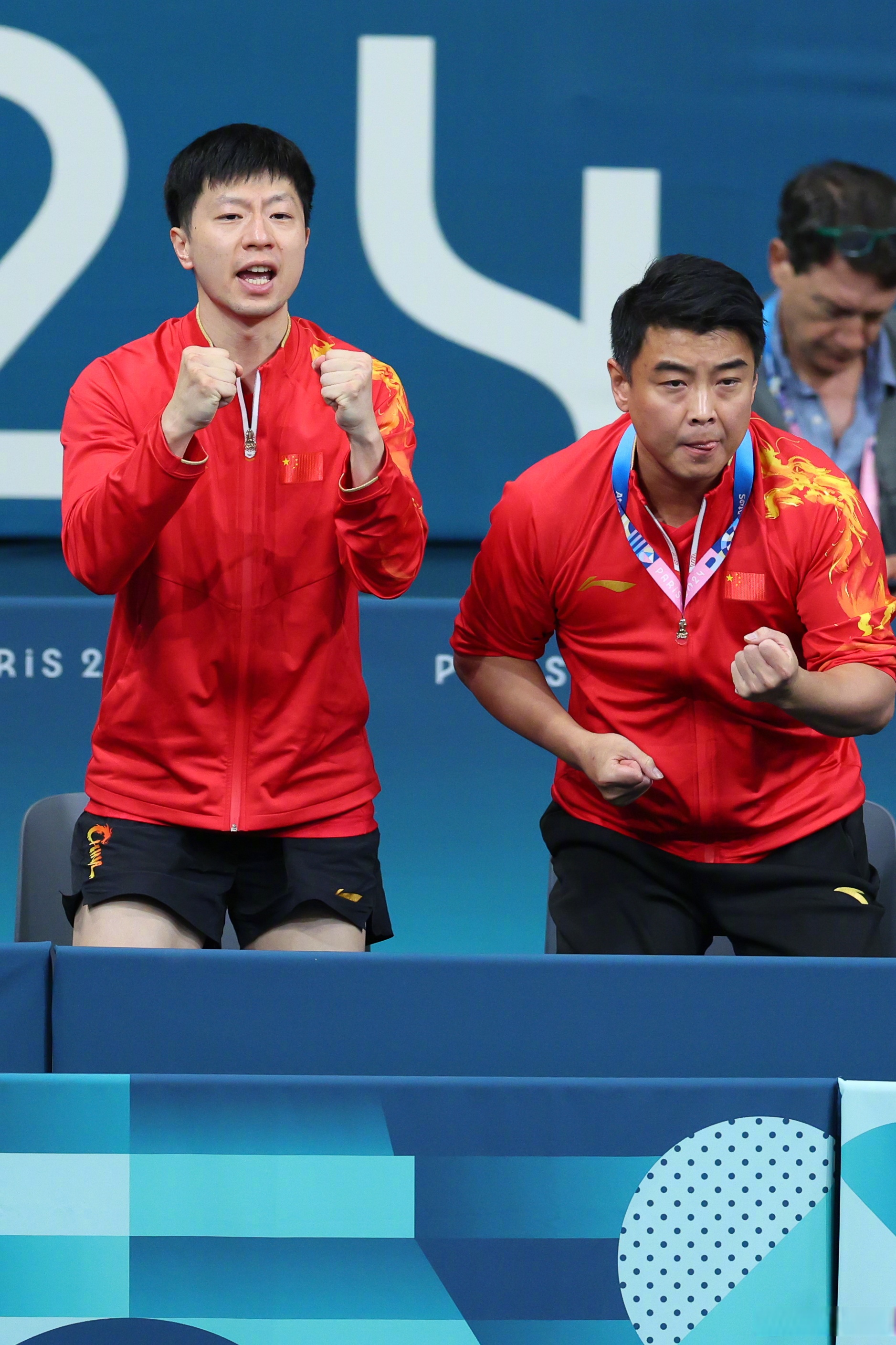 法国队轻取德国队，梁靖崑带队取胜