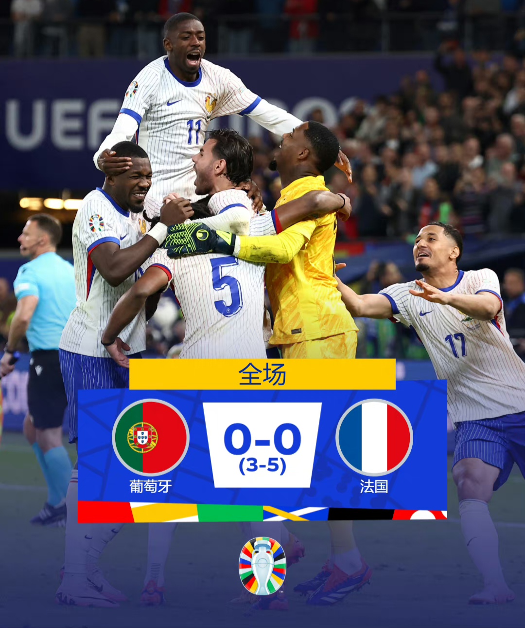 葡萄牙队鏖战法国队,林高远状态火热 葡萄牙队鏖战法国队,林高远状态火热